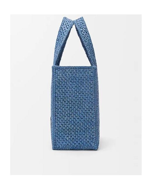 Loewe Blue Small Font Tote Hand Bag