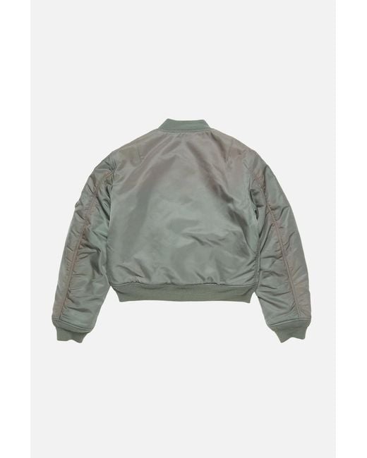 Acne Gray Washed Bomber Jacket for men