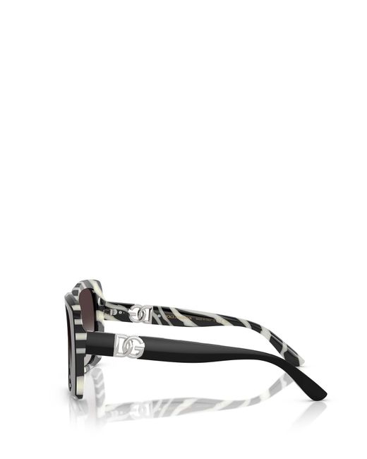 Dolce & Gabbana Black Eyewear Square Frame Sunglasses