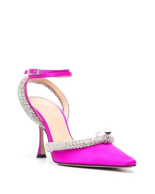 Mach & Mach Pink Decorated High Heels