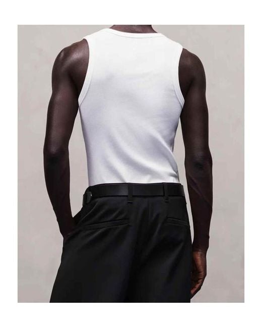 Entire studios White Knitted Tank Top for men