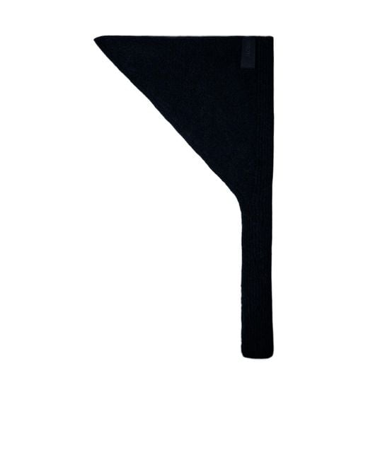Jacquemus Black The Gros Grain Shawl