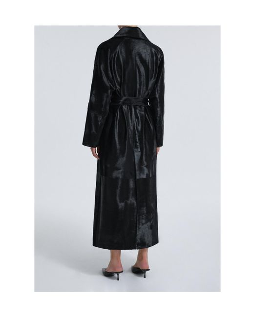 Nour Hammour Black Long-Sleeved Coat