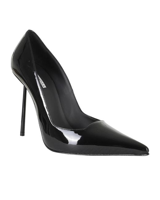 Le Silla Black Pointed-Toe High Heels