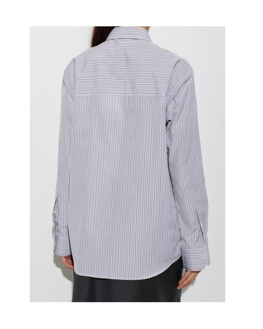 Rohe Purple Long-Sleeved Shirt