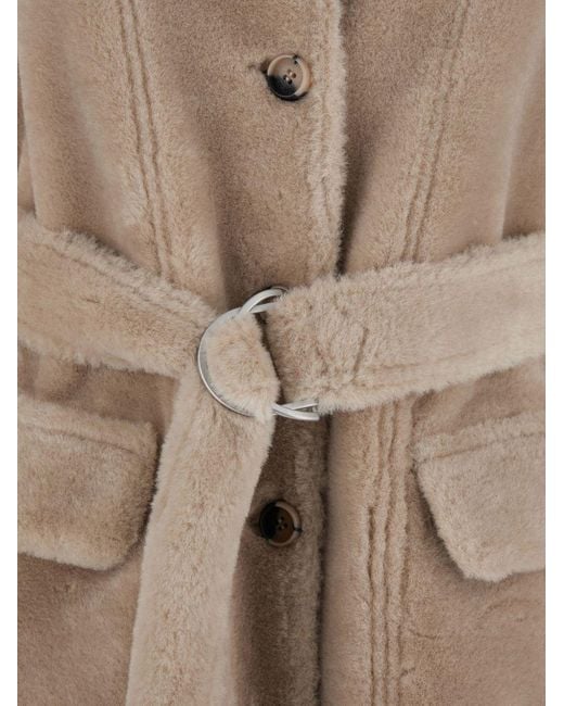 Urbancode Brown Reversible Faux Fur Coat