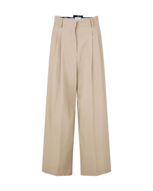 Weekend by Maxmara Natural Wide Leg Trousers