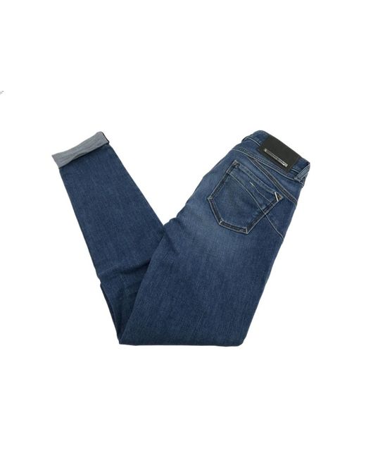 Sportmax Blue Logo Details Jeans