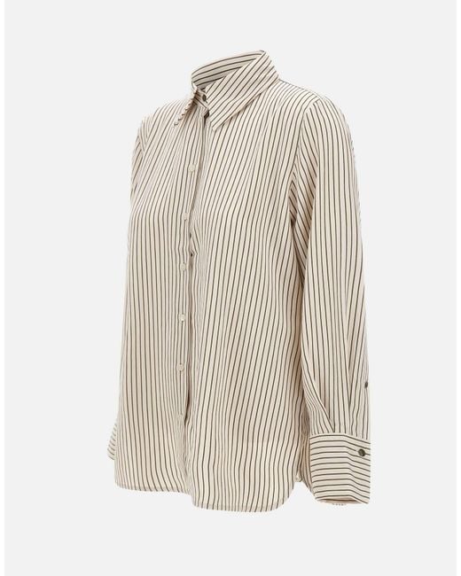 Marella White Washed Twill Shirt