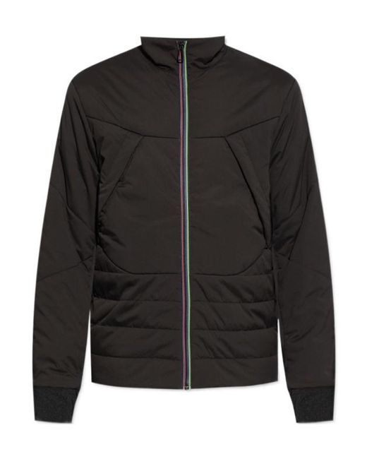 Paul Smith Black Mock-Neck Padded Jacket for men