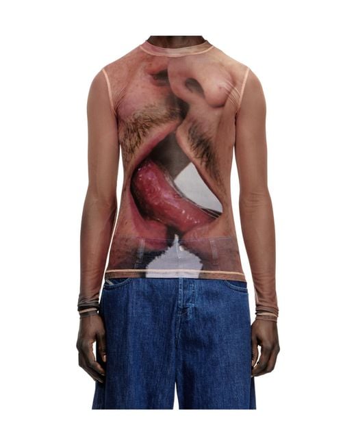 DIESEL Red X Tom Of Finland Foundation Pr-T-Sielar T-Shirt