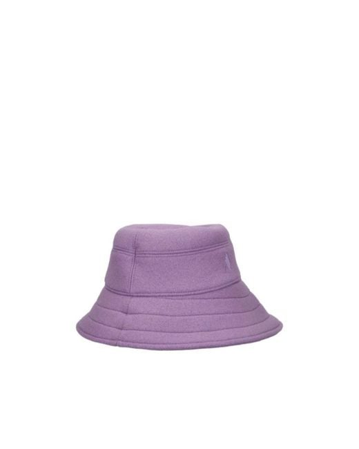 The Attico Purple Bucket Hat