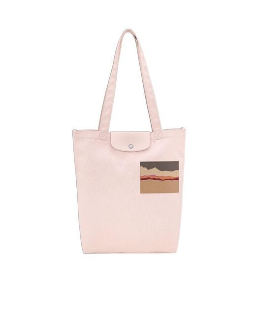 Longchamp Pink Caroline Helain X M Handbag