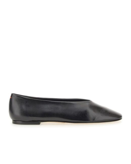 Aeyde Black Aeydē Ballerina Kirsten Flats