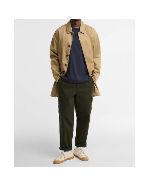 Barbour Natural Single-Breasted Mid-Length Utility Jacket for men