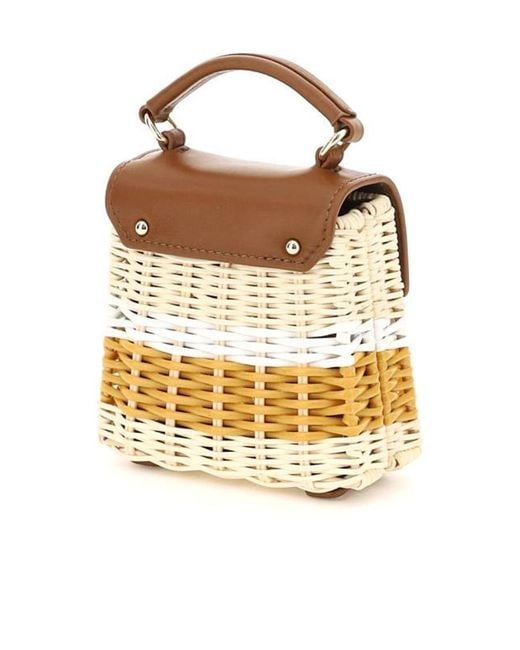 Furla Brown Multi-Color Microstandard Shoulder Bag