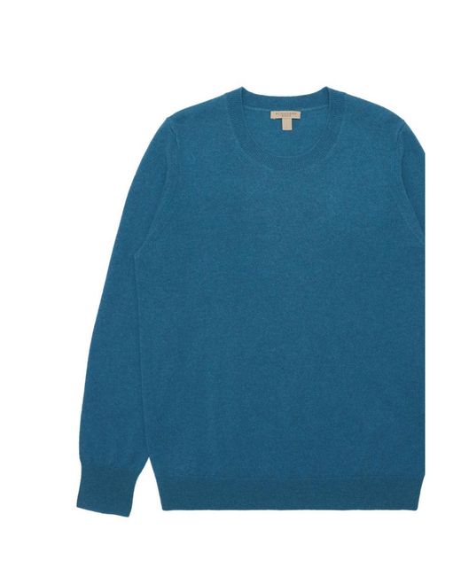 Burberry Blue Round-Necked Sweater