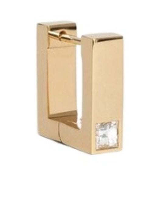 Céline White Sentimental Square Earring