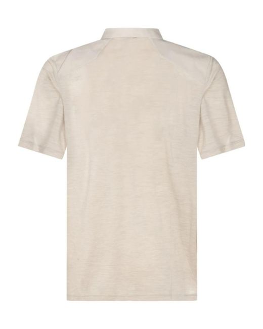 Veilance White Frame Polo Shirt Ss for men