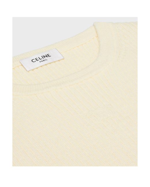 Céline White Sleeveless Top
