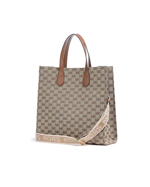 Michael Kors Multicolor Monogram-Jacquard Tote Bag