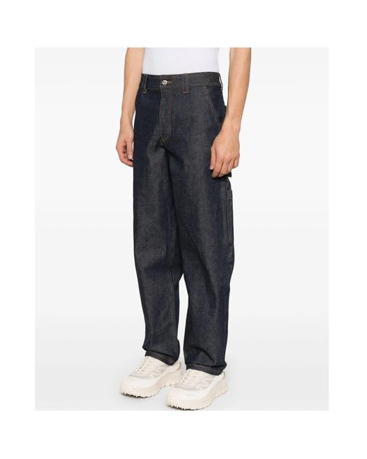 A.P.C. Blue Fergus Straight-Leg Jeans for men