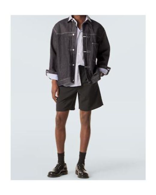 Comme des Garçons Blue Denim Jacket for men