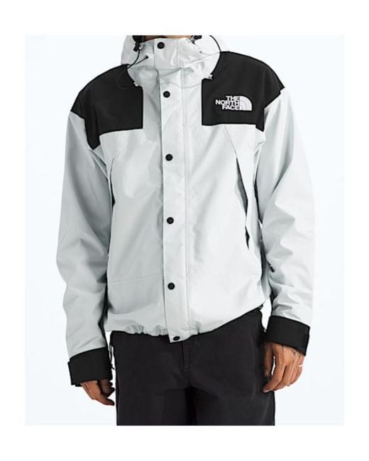 The North Face White Panelled Hooded Jacket for men