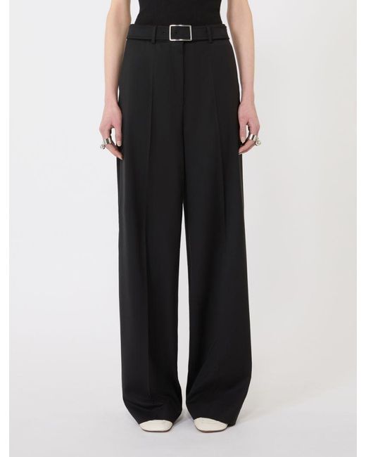 Sportmax Black Spxabituro Belted Pants