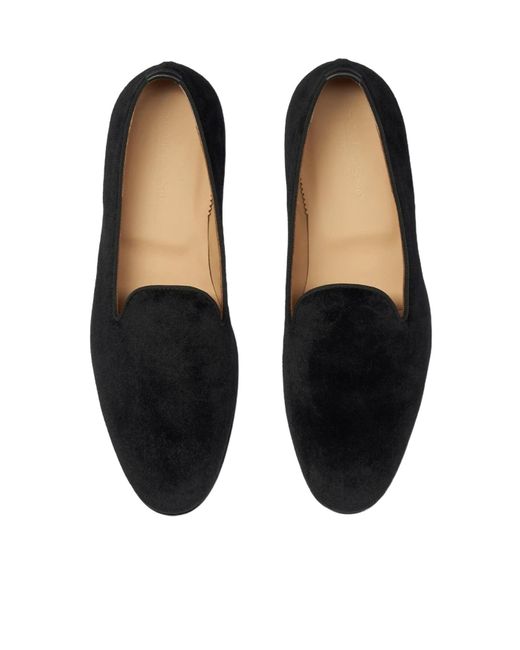 Scarosso Black Tommy Loafers for men