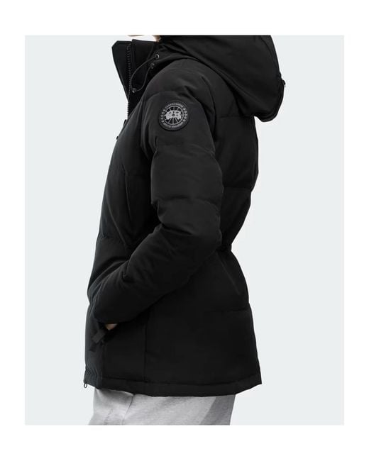 Canada Goose Black Chelsea Front-Zip Hooded Parka