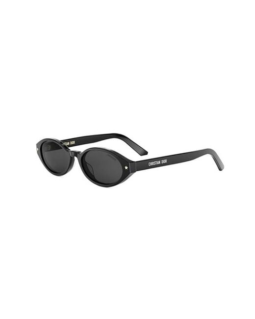Dior Black Eyewear Pacific R1I Oval Frame Sunglasses