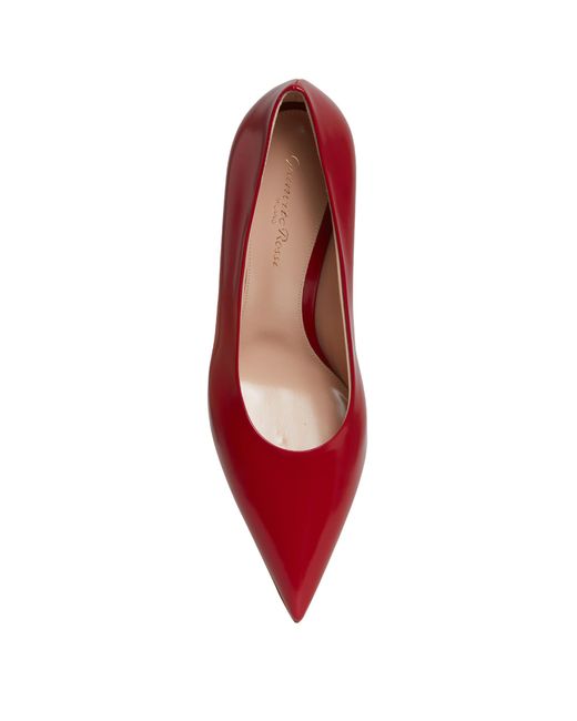 Gianvito Rossi Red Pointed Toe Slip-On Pumps