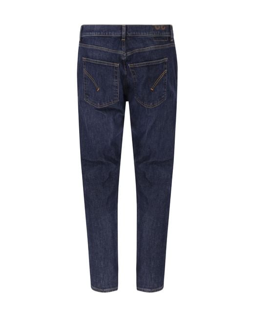 Dondup Blue Jeff Carrot Jeans for men