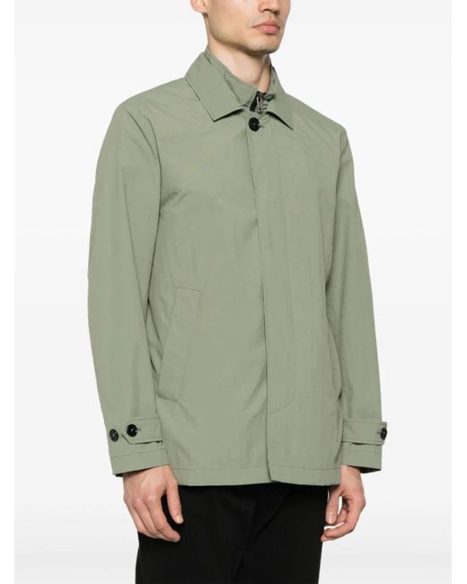 Fay Green Layered-Design Jacket for men
