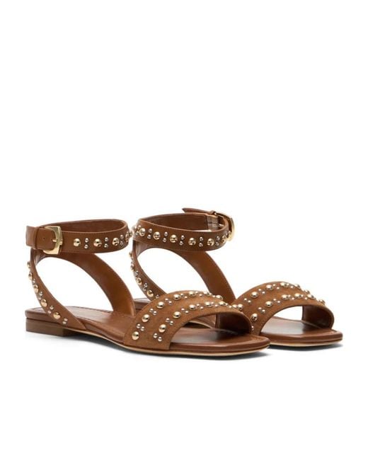 Stuart Weitzman Brown Perry Sandal