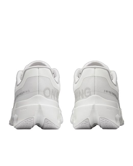 On Shoes White Cloudsurfer Next Lace-Up Sneakers