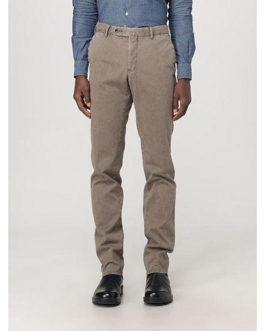 PT01 Gray Pt Torino Slim Trousers for men