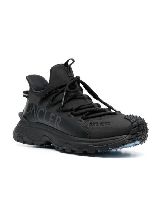 Moncler Black Trailgrip Lite2 Low-Top Sneakers for men