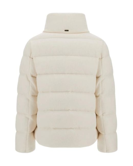 Herno Natural Short Padded Jacket