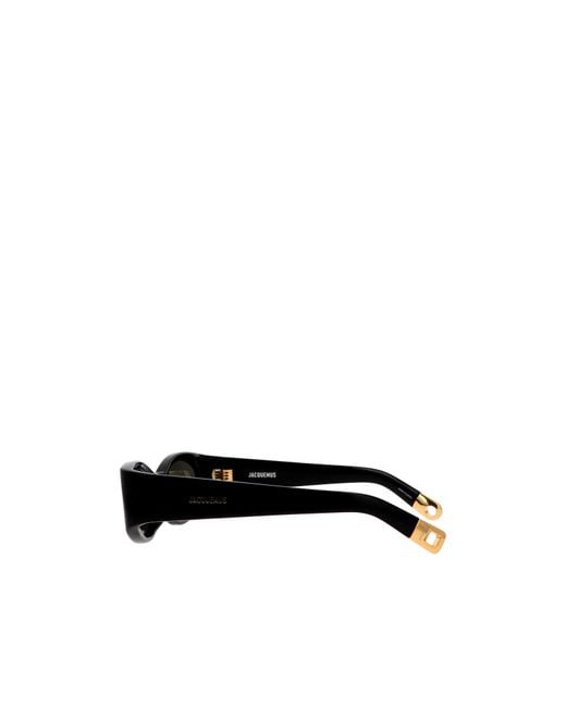 Jacquemus White Oval Frame Sunglasses for men