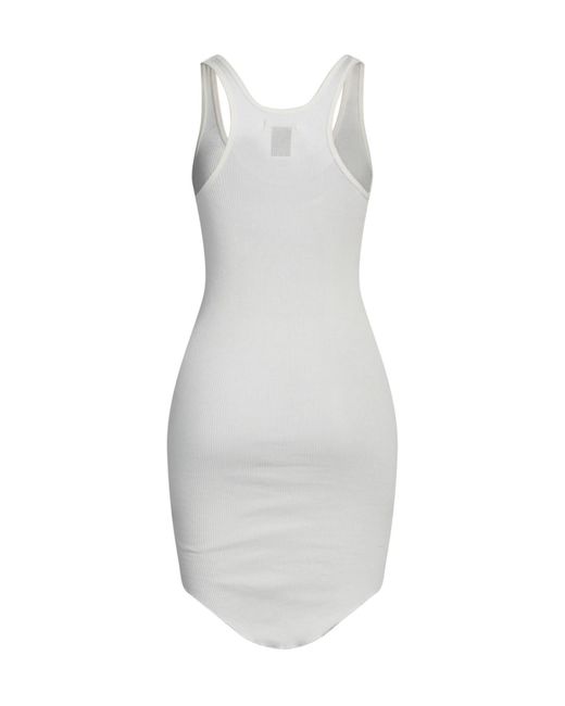 Isabel Marant Gray Ivory Midi Dress Cotton