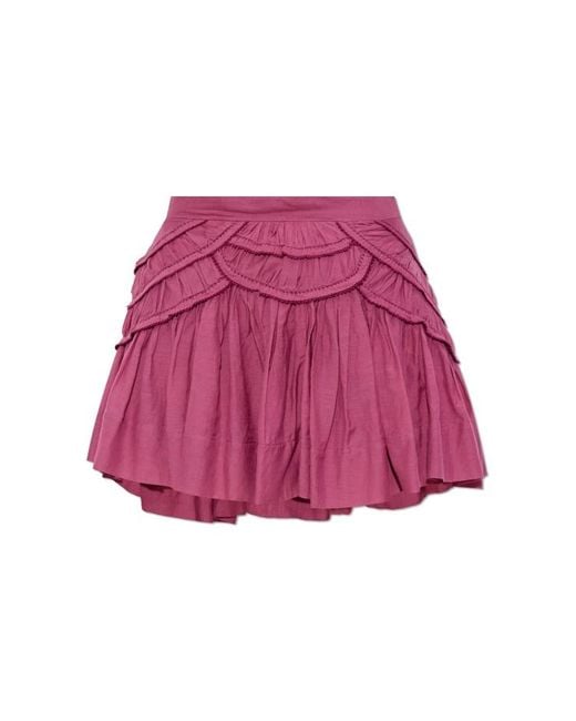 Isabel Marant Pink Skirt "Ceola"