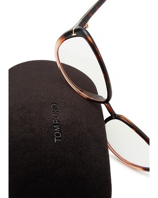 Tom Ford Metallic Oversized Optical Glasses