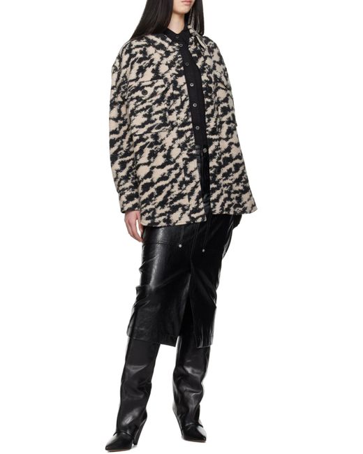 Isabel Marant Black Isabel Marant Étoile Harveli Button-Up Overshirt