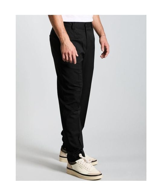 Briglia 1949 Black Casual Trousers With Belt Loops