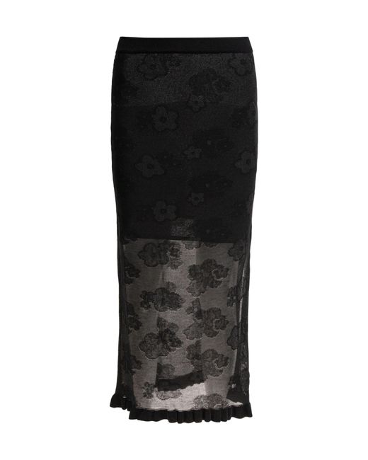 CECILIE BAHNSEN Black Pegonia Skirt