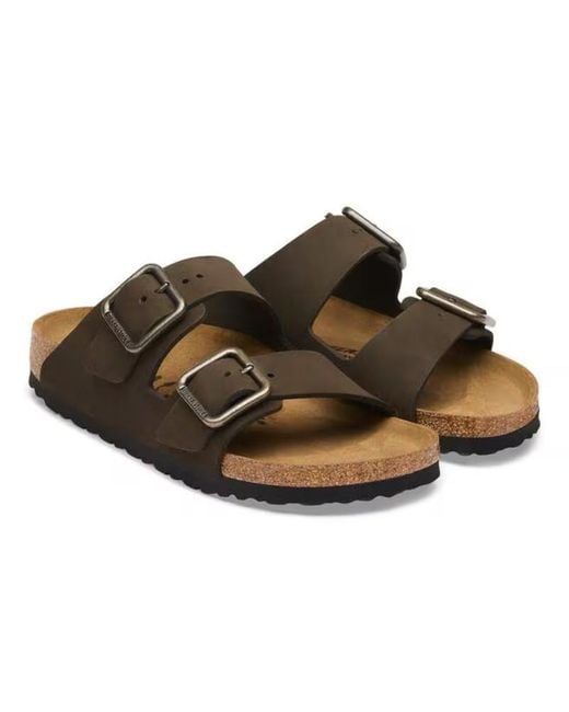 Birkenstock Brown Arizona Wire Buckle for men