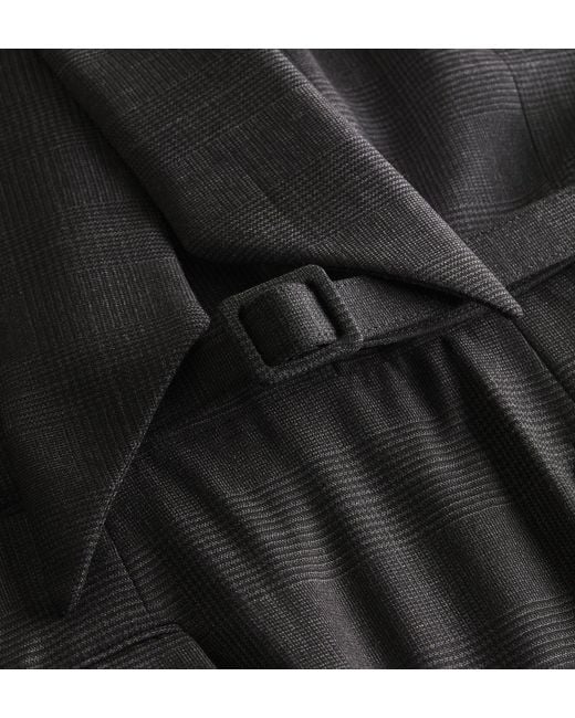 Dior Black Mid-Length Dress With Ascot-Effect Tied Collar