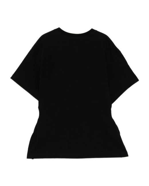 we11done Black Crewneck Logo T-Shirt